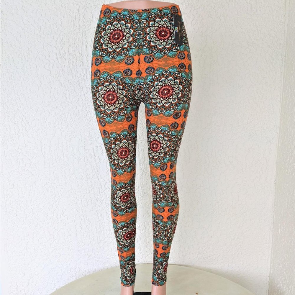 🎁 COMFY LEGGINGS Ultra Soft Printed Brushed Capri-Full Length